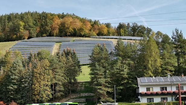 Dreieinhalb Hektar Fotovoltaik auf Hügel in der Buckligen Welt