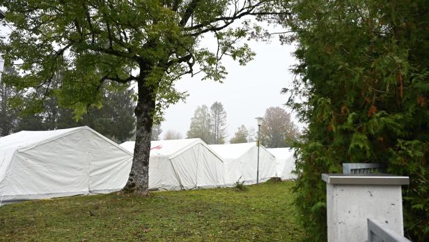Flüchtlinge aus Zelten in St. Georgen kommen in Landesbetreuung