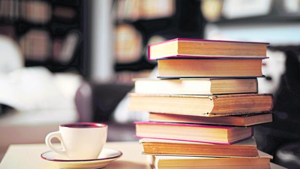 stack of books in home interior stack of books in home interior