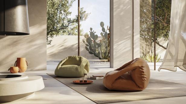 Design der Woche: Der gemütliche Terra Pouf von Natuzzi