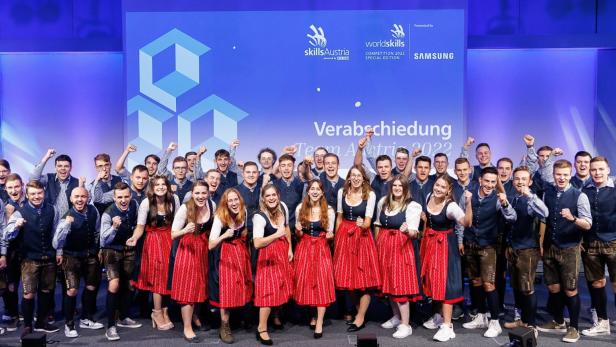 Die offizielle Verabschiedung von Team Austria 2022 (WorldSkills)