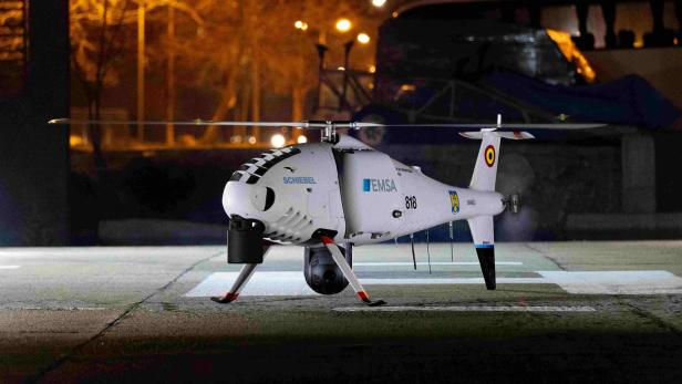 Polizei testete unbemannten Hubschrauber an der Grenze