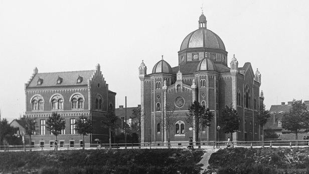 Die Grazer Synagoge am Ende des 19. Jahrhunderts