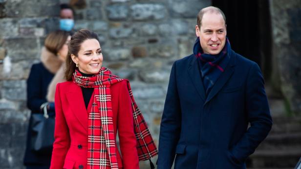 Kate Middleton und Prinz William bei einem öffentlichen Auftritt.