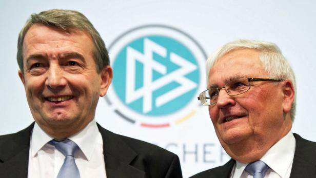 Ex-Generalsekretär Wolfgang Niersbach (li.) und Ex-DFB-Präsident Theo Zwanziger