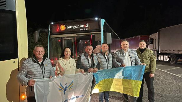 Burgenländische Busse und Medizingeräte für die Ukraine