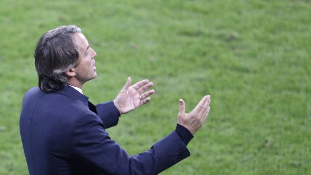 Tevez und Dzeko bringen Mancini in Rage