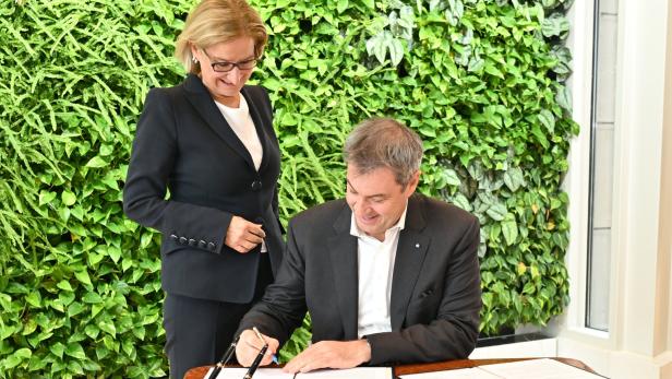 Söder und Mikl-Leitner schließen Vertrag über Wasserstoffstrategie