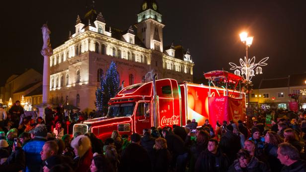 Der Coca Cola Weihnachtstruck ist 2022 wieder in Österreich unterwegs.