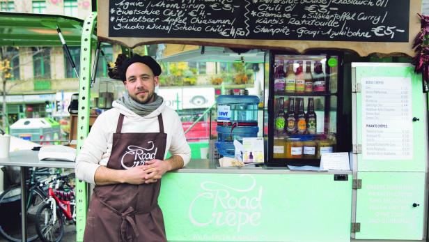 Wiener Schmäh und französisches Essen vertragen sich hervorragend, wie man an Road Crêpes sehen und schmecken kann.