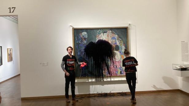 So reagieren österreichische Museen auf Klimt-Attacke von Klima-Aktivisten