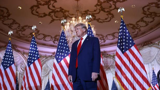 US-FORMER-U.S.-PRESIDENT-DONALD-TRUMP-MAKES-AN-ANNOUNCEMENT-AT-H