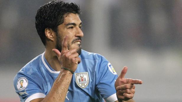 Scharfschütze: Luis Suárez erzielte für Uruguay 39 Tore in 76 Länderspielen.