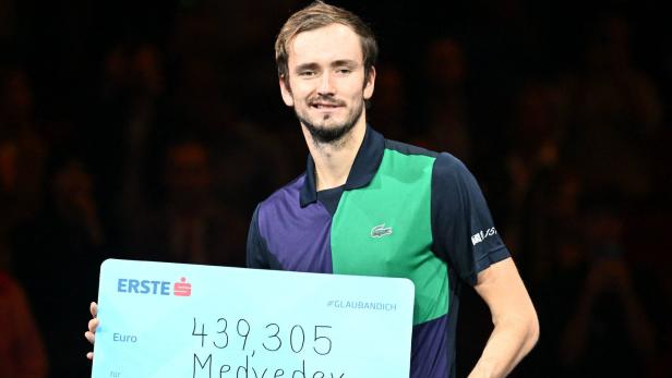 Werden Sie reicher als reich: Die ATP erhöht auch 2023 wieder das Preisgeld, Wien-Sieger Daniil Medwedew kann sich freuen
