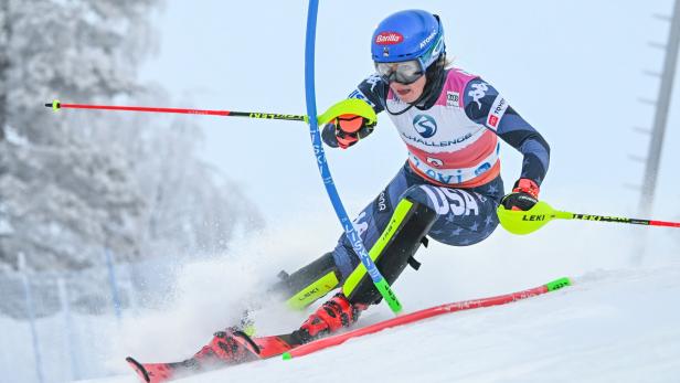 Jubiläum mit erst 27 Jahren: Mikaela Shiffrin feierte den 75. Weltcupsieg, den 48. im Slalom