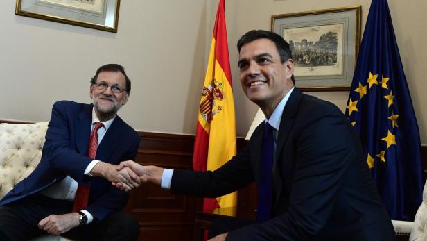 Keine gemeinsame Basis: Interims-Premier Rajoy und Sozialistenchef Sanchez
