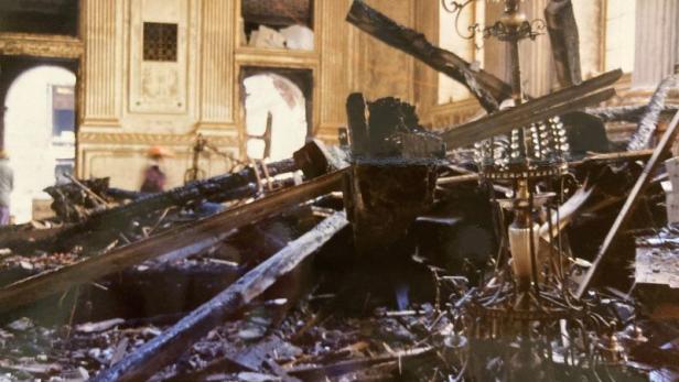 Brandkatastrophe in der Hofburg: Vor 30 Jahren stand der Redoutensaal in Flammen