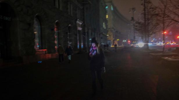 Kiew: Nach den schweren Angriffen kam es landesweit zu Stromausfällen.
