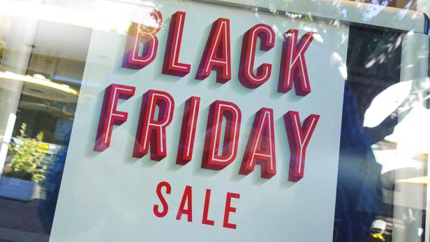 Black Friday sale signs in San Diego
