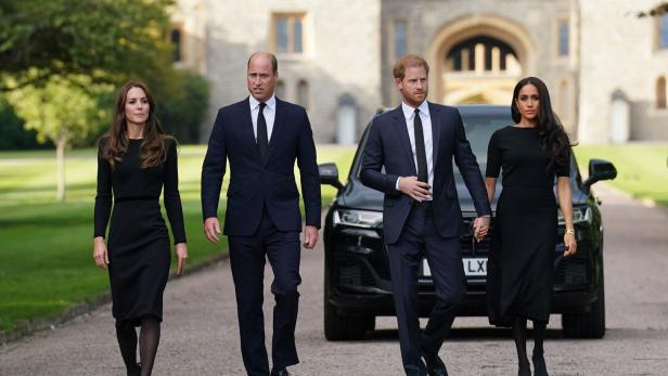 Prinzessin Kate, Prinz William, Prinz Harry und Herzogin Meghan