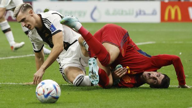 1:1 gegen Spanien: Deutschland mit guten Chancen auf WM-Achtelfinale