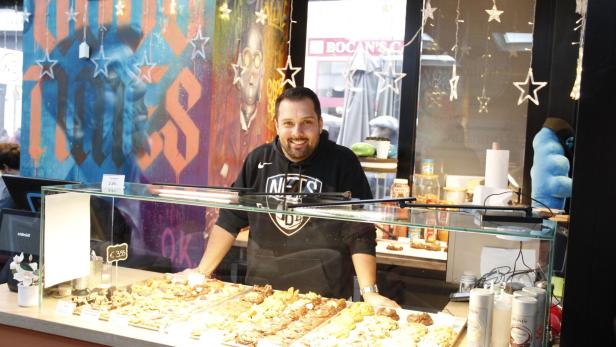 Sia Alizadeh-Stanek betreibt in Wien-Neubau das Pop-up &quot;Ich bin süß&quot;, verkauft werden hausgemacht NY-Style Cookies.