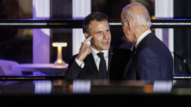 Macron wird in den USA fürstlich bekocht - und warnt vor Spaltung des Westens