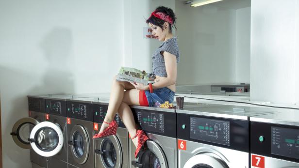 Shoppingbeute gehört vor dem ersten Ausführen in die Waschmaschine.