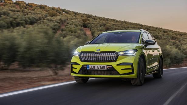 Škoda Enyaq RS iV: So fährt sich das flotte Elektro-SUV