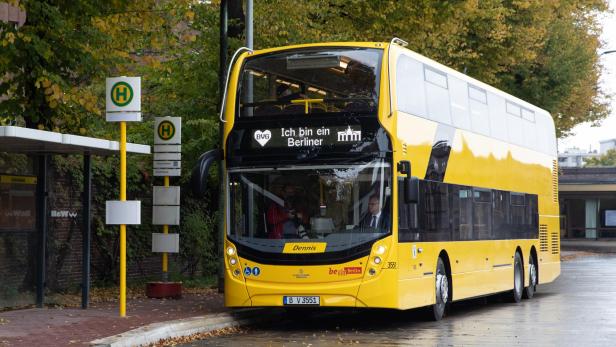 New double decker bus in Berlin