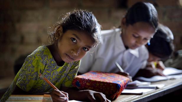 Schulkinder in Nepal