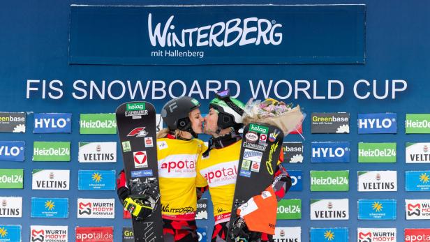 Österreichs Snowboard-Familie siegt im Weltcup doppelt