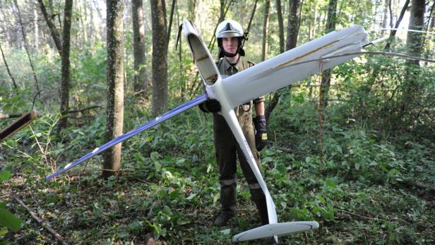 Großalarm um ein abgestürztes Segelflugzeug