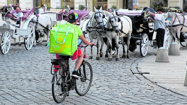 Fahrradboten und Essenzusteller erhalten um 8,6 Prozent mehr Lohn