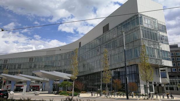 Ein Krankenhaus von außen