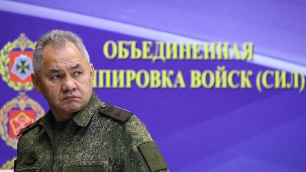 Russlands Verteidigungsminister Sergej Schoigu 