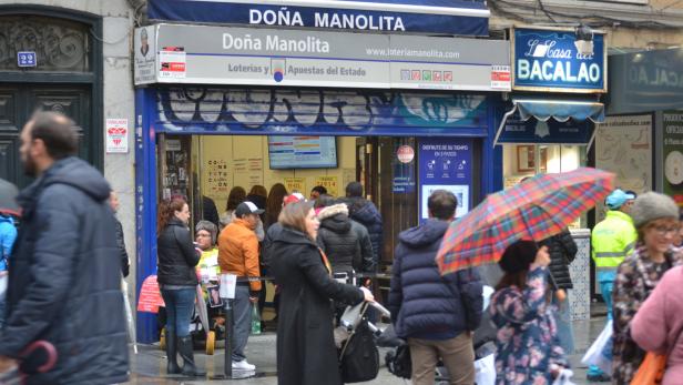 „Doña Manolita“ - die bekannteste Verkaufsstelle für Lose in Spanien