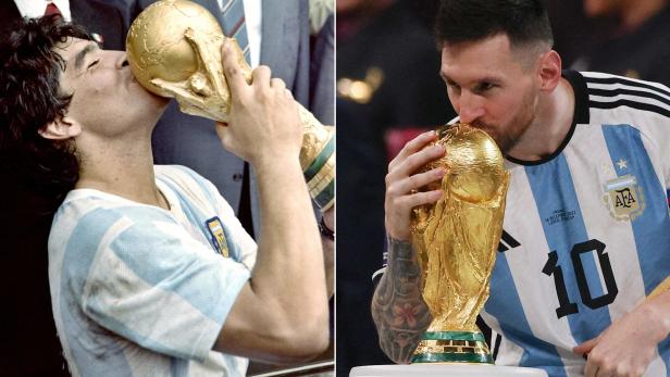 Wer ist der größere Fußball-Superstar: Messi oder Maradona?