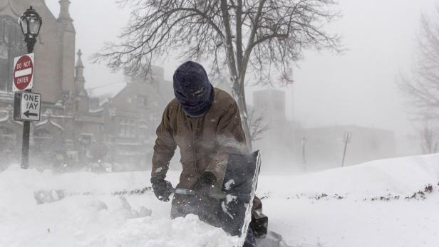 Winter Storm in Buffalo, New York