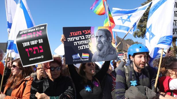 Protest in Jerusalem.