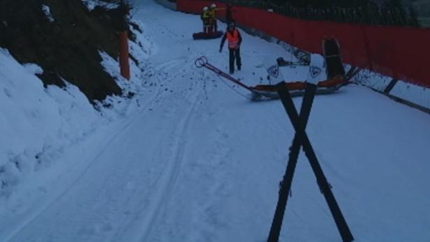 Am 25. Dezember verunfallte ein Jugendlicher an dieser Stelle einer Rodelbahn in der Skiwelt Wilder Kaiser