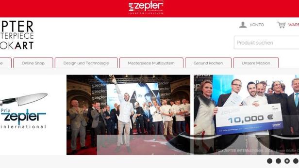 Zepter International launcht Online-Store