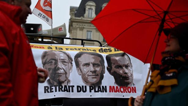 Pension ab 64 statt 62 Jahren: Streikwelle in Frankreich geplant