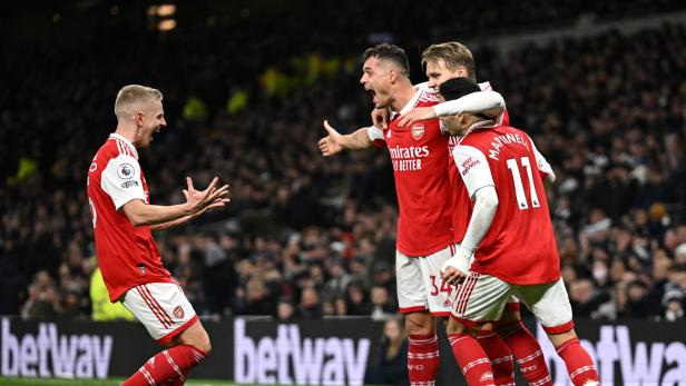 Tabellenführer Arsenal gewinnt das Derby gegen Rivale Tottenham