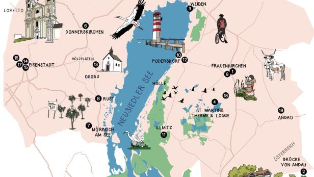 Tipps und Adressen für ein langes Wochenende im Burgenland