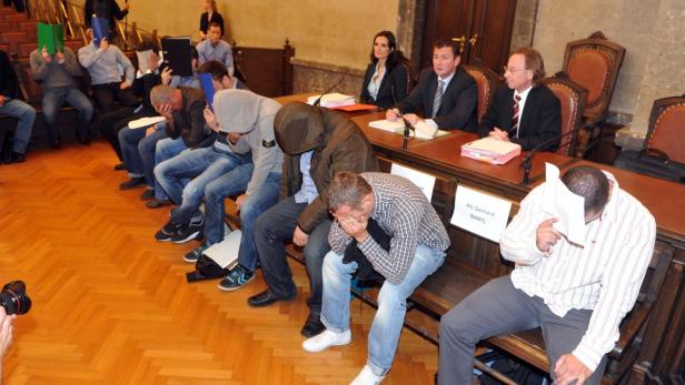 Prozess gegen Rapid-Fans,Prozess Rapid Fans,Wiener Landesgericht