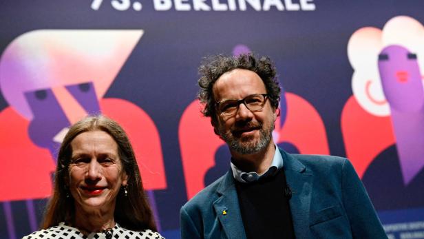 Geschäftsführerin Mariette Rissenbeek (li.) und künstlerischer Leiter der Berlinale, Carlo Chatrian