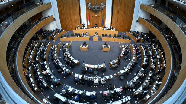 Plenarsaal des österreichischen Parlaments