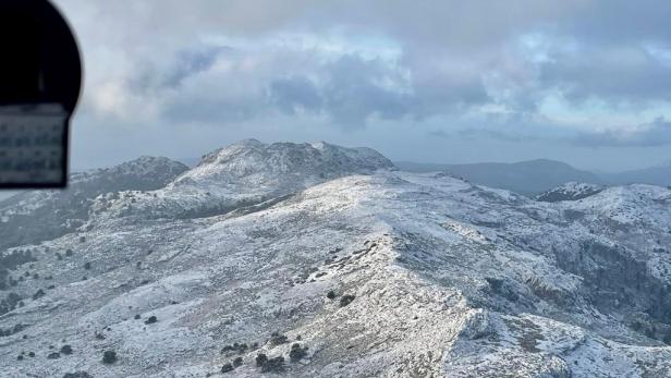 Kältewelle im Süden: Bis zu einem Meter Schnee auf Mallorca