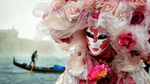 Karneval Venedig Gondel Casanova